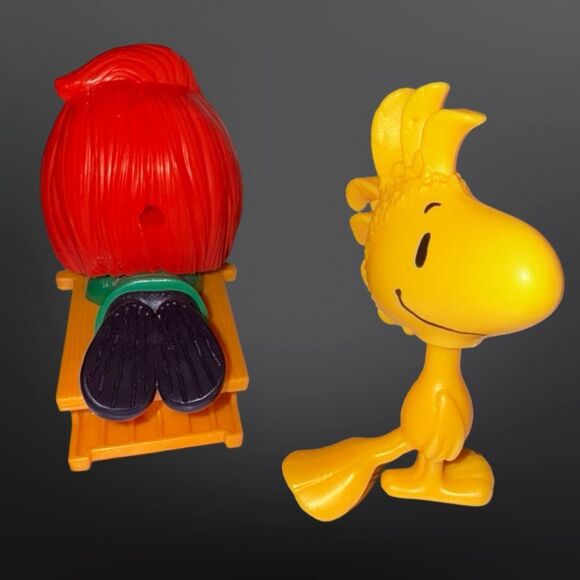 4 McDonald's Happy Meal Peanuts Movie Toys Snoopy Peppermint Patty Woodstock B20 - Picture 8 of 9
